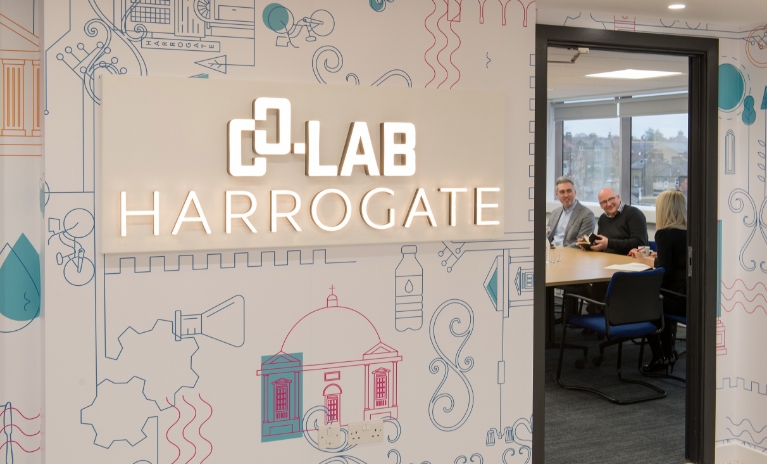 Co-lab is new space specifically for start up businesses, located in the very heart of Harrogate