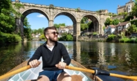 Rowing on the river at Knaresborough by Charlotte Gale Photography